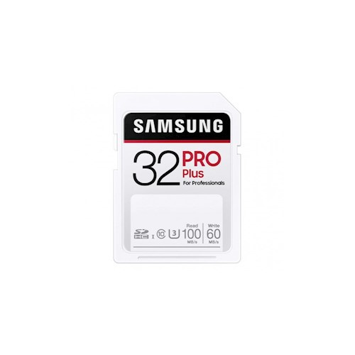 Samsung Minneskort 32GB SDHC Pro Plus 100MB/s ryhmässä KODINELEKTRONIIKKA / Tallennusvälineet / Muistikortit / SD/SDHC/SDXC @ TP E-commerce Nordic AB (38-98185)