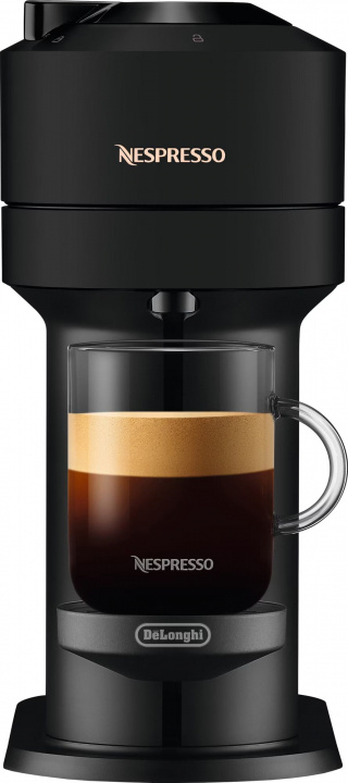 Nespresso Vertuo Next Kaffemaskin av DeLonghi, Matt Svart ryhmässä KOTI, TALOUS JA PUUTARHA / Kodinkoneet / Kahvikoneet ja tarvikkeet / Espressokoneet @ TP E-commerce Nordic AB (38-98237)