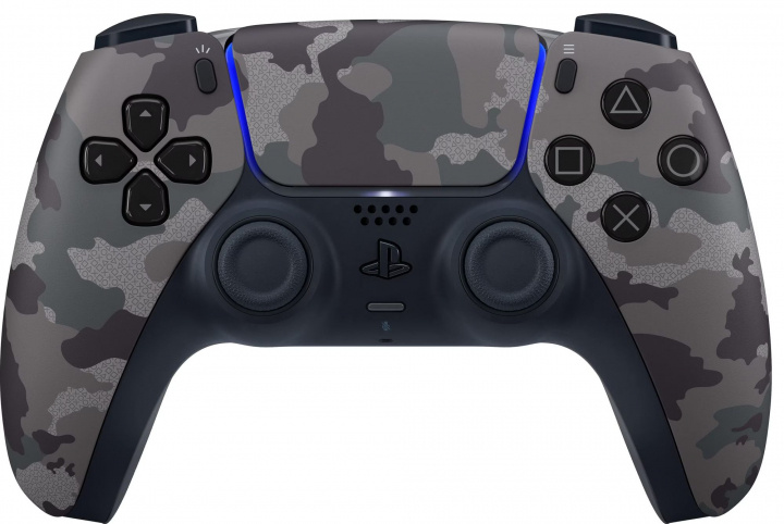 Sony DualSense - Grå Camo (PS5) (Original) ryhmässä KODINELEKTRONIIKKA / Pelikonsolit & Tarvikkeet / Sony PlayStation 5 / Tarvikkeet @ TP E-commerce Nordic AB (38-98241)