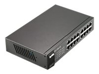Zyxel GS-1100-16 V3 Switch 16-port Gigabit ryhmässä TIETOKOONET & TARVIKKEET / Verkko / Kytkimet @ TP E-commerce Nordic AB (38-98261)