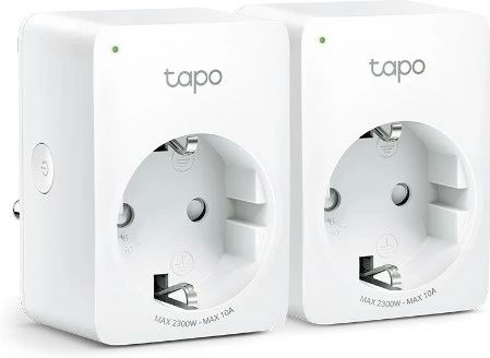 TP-Link Tapo P100 Smart Plug (2-pack) ryhmässä KOTI, TALOUS JA PUUTARHA / Älykodit / Smart plugs @ TP E-commerce Nordic AB (38-98279)