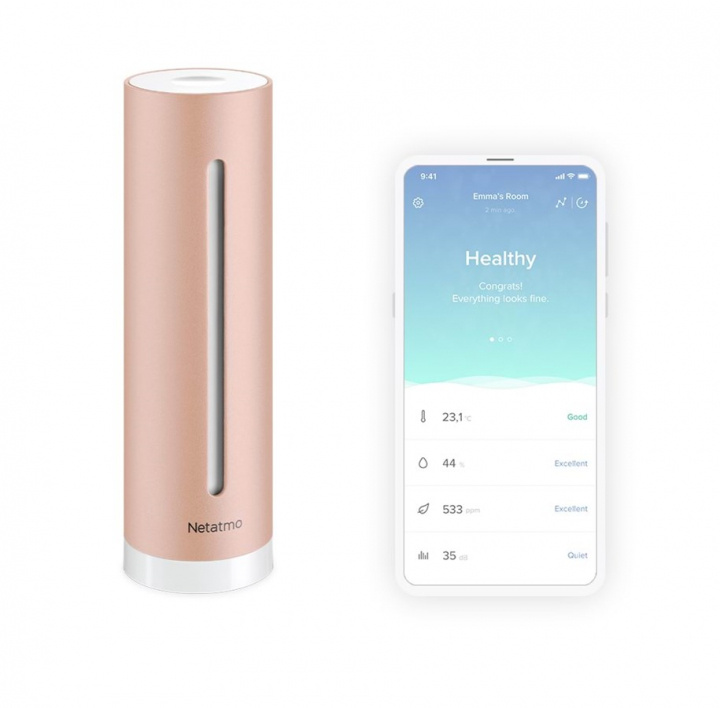 Netatmo Älykäs sisäilman laadun mittari ryhmässä KOTI, TALOUS JA PUUTARHA / Älykodit / Älykodin järjestelmät @ TP E-commerce Nordic AB (38-98289)