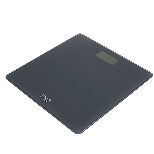 Adler AD 8157 Bathroom scale, Graphite ryhmässä KAUNEUS JA TERVEYS / Terveydenhoito / Henkilövaaka @ TP E-commerce Nordic AB (38-98291)