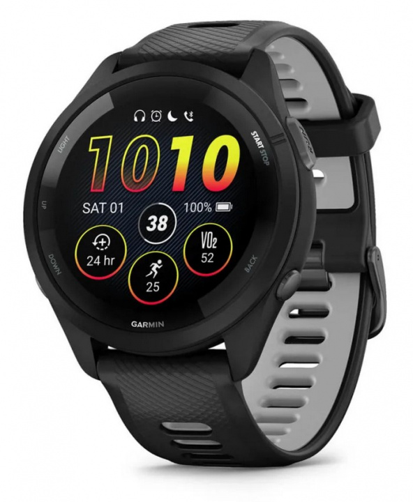 Garmin Forerunner 265, Svart ryhmässä URHEILU, VAPAA-AIKA JA HARRASTUS / Urheilu- ja sykekellot / Älykellot @ TP E-commerce Nordic AB (38-98383)