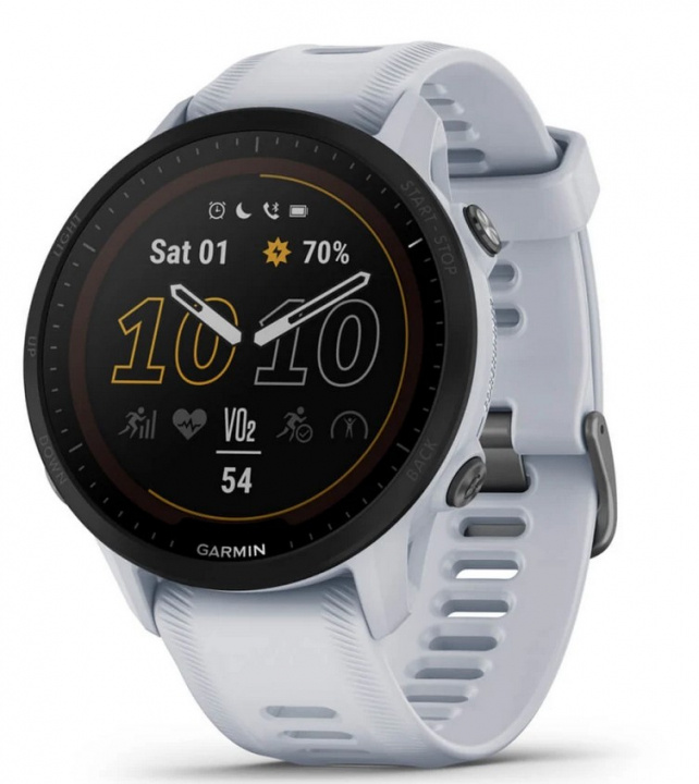 Garmin Forerunner 955 Solar, Vit ryhmässä URHEILU, VAPAA-AIKA JA HARRASTUS / Urheilu- ja sykekellot / Älykellot @ TP E-commerce Nordic AB (38-98384)