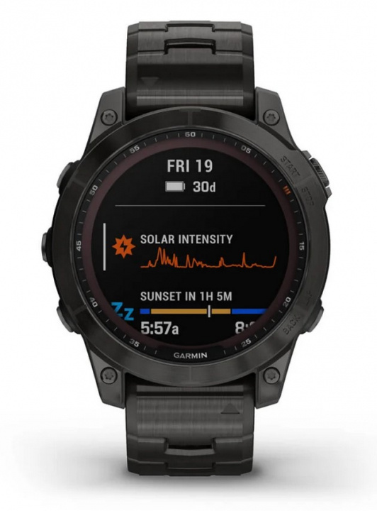 Garmin Fenix 7X Solar, Grå ryhmässä URHEILU, VAPAA-AIKA JA HARRASTUS / Urheilu- ja sykekellot / Älykellot @ TP E-commerce Nordic AB (38-98386)