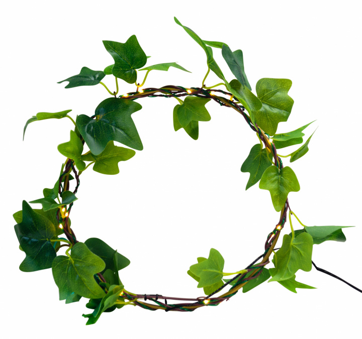 GadgetMonster Valosarja vihreillä lehdillä ryhmässä KODINELEKTRONIIKKA / Valaistus / LED-silmukka @ TP E-commerce Nordic AB (38-98447)