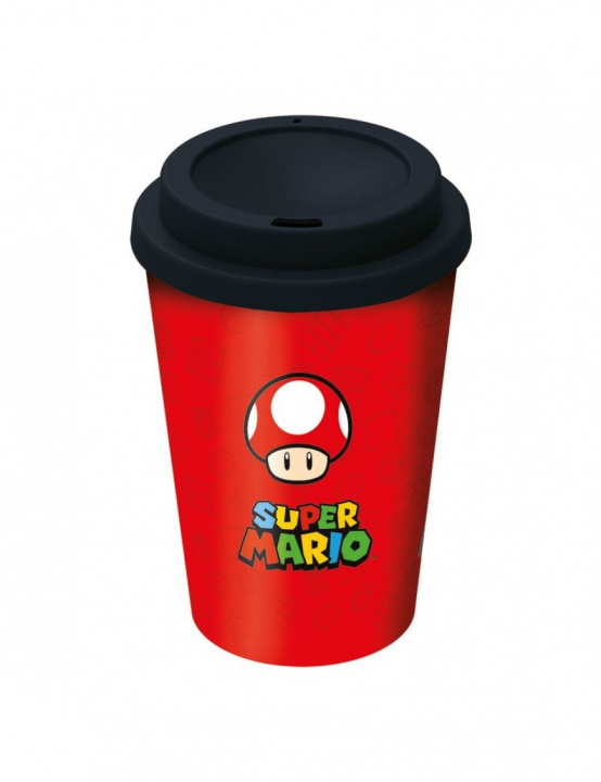 Take-away mugg med Super Mario-motiv ryhmässä KOTI, TALOUS JA PUUTARHA / Keittiövälineet / Muut keittivälineet @ TP E-commerce Nordic AB (38-98551)