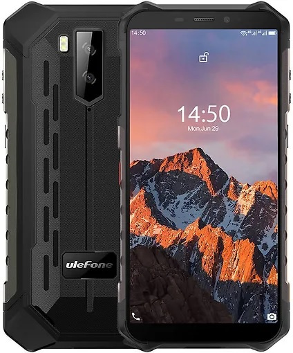 Ulefone Armor X5 Pro 64/4 GB, Svart ryhmässä ÄLYPUHELIMET JA TABLETIT / Kännykät & smartphones @ TP E-commerce Nordic AB (38-98588)