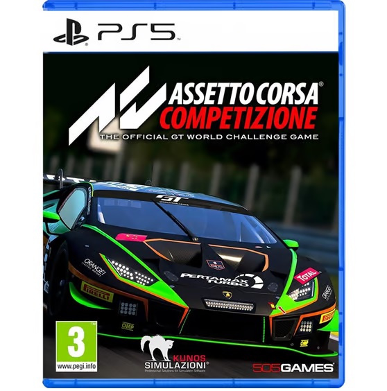 Assetto Corsa Competizione (PS5) ryhmässä KODINELEKTRONIIKKA / Pelikonsolit & Tarvikkeet / Sony PlayStation 5 / Peli @ TP E-commerce Nordic AB (38-98602)
