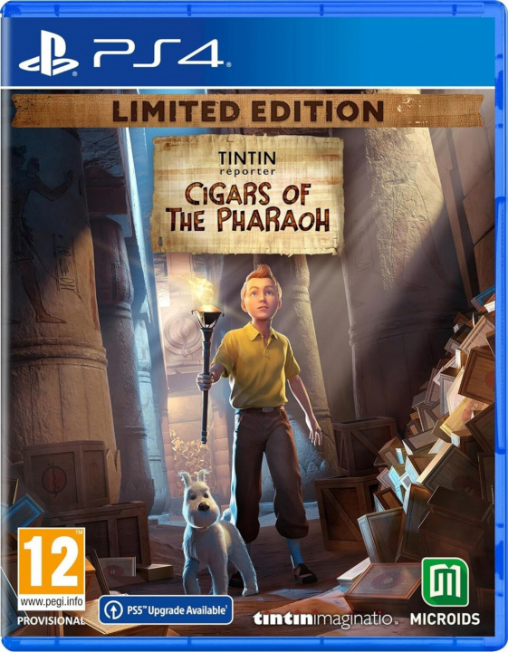 Tintin Reporter: Cigars of the Pharaoh - Limited Edition (PS4) ryhmässä KODINELEKTRONIIKKA / Pelikonsolit & Tarvikkeet / Sony PlayStation 4 @ TP E-commerce Nordic AB (38-98604)