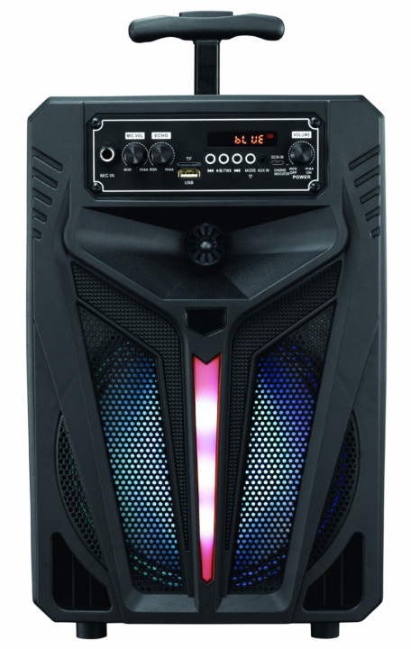 United SPK2211 Juhlakärry Bluetooth-kaiutin LED-valolla varustettuna ryhmässä KODINELEKTRONIIKKA / Ääni & Kuva / Kaiuttimet & Tarvikkeet / Bluetooth-kaiutin / Bluetooth-lattiakaiuttimet @ TP E-commerce Nordic AB (38-98654D)