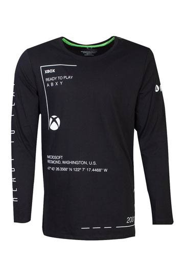 Difuzed Xbox Ready to Play Longsleeve shirt, S ryhmässä URHEILU, VAPAA-AIKA JA HARRASTUS / Tarvikkeet / T-paidat @ TP E-commerce Nordic AB (38-98692)