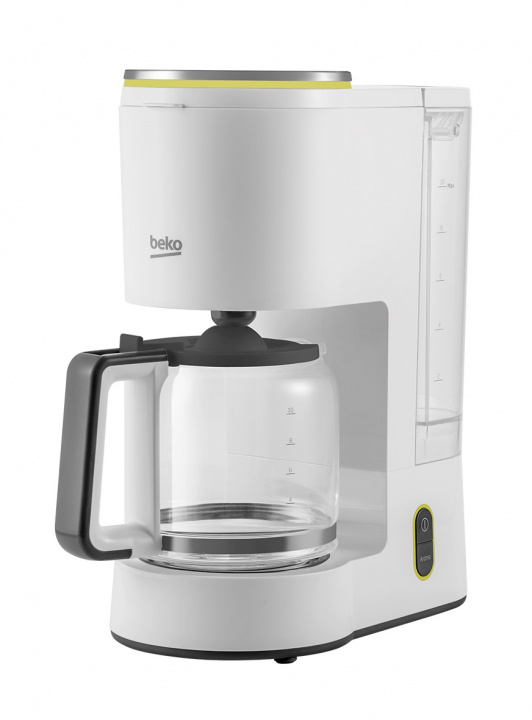 Beko kahvinkeitin 10 kuppia 1000W, valkoinen ryhmässä KOTI, TALOUS JA PUUTARHA / Kodinkoneet / Kahvikoneet ja tarvikkeet / Kahvinkeittimet @ TP E-commerce Nordic AB (38-98737)