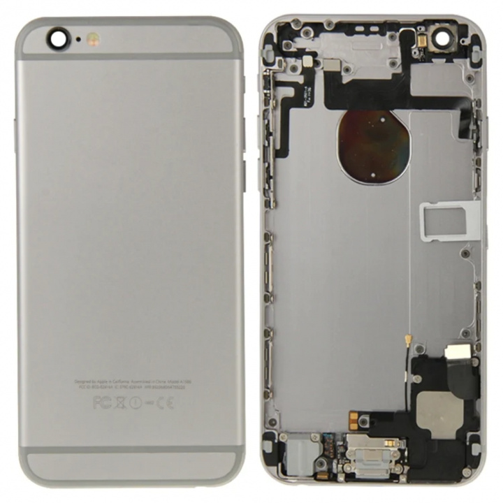iPhone 6 Plus - takakuori - Avaruusharmaa ryhmässä ÄLYPUHELIMET JA TABLETIT / Reservdelar @ TP E-commerce Nordic AB (38-98808)