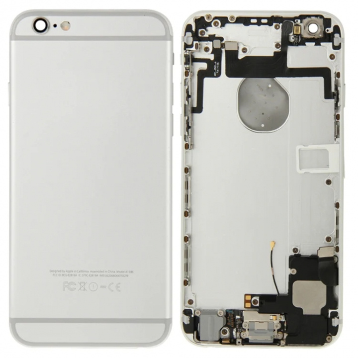 iPhone 6 Plus - takakuori - hopea ryhmässä ÄLYPUHELIMET JA TABLETIT / Reservdelar @ TP E-commerce Nordic AB (38-98810)