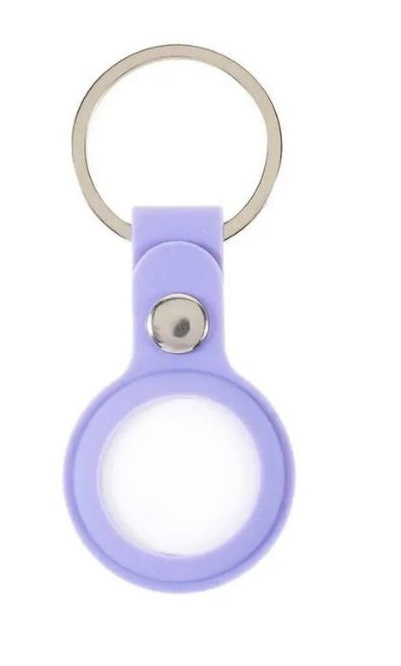 Silikonipidike AirTagille avaimenperällä, violetti ryhmässä ÄLYPUHELIMET JA TABLETIT / Muut tarvikkeet / Muut @ TP E-commerce Nordic AB (38-98811)
