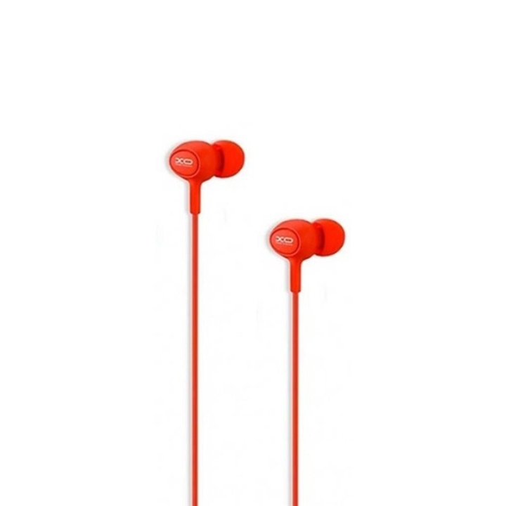 XO S6 - Trådade Hörlurar, In-Ear, Röd ryhmässä KODINELEKTRONIIKKA / Ääni & Kuva / Kuulokkeet & Tarvikkeet / Kuulokkeet @ TP E-commerce Nordic AB (38-99042)