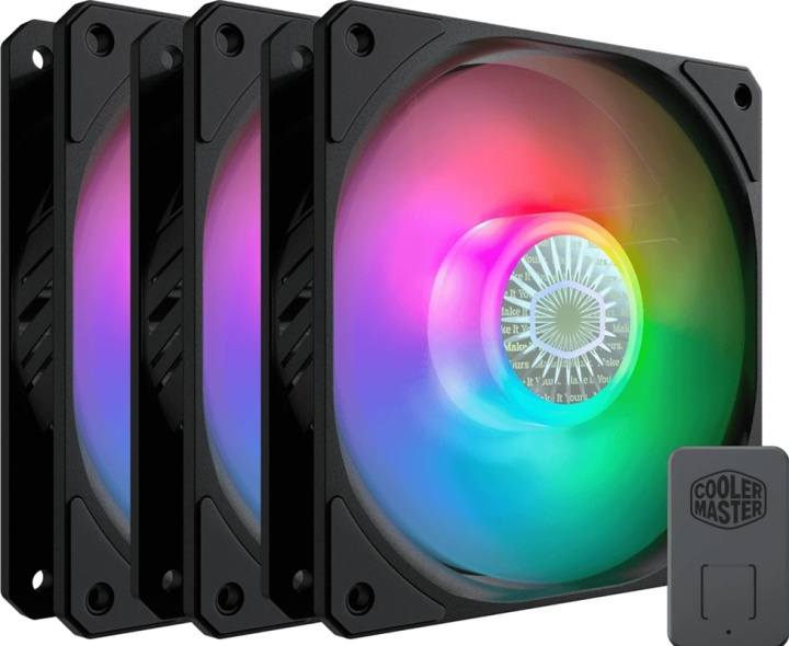 Cooler Master SickleFlow LED Chassifläkt, 120 ARGB, 3-pack ryhmässä TIETOKOONET & TARVIKKEET / Tietokoneen komponentit / Jäähdytys / Alustan puhaltimet @ TP E-commerce Nordic AB (38-99152)