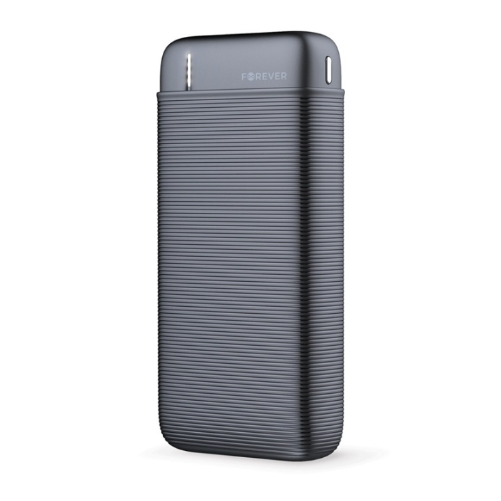 Forever 20000 mAh tehopankki TB-100L, musta ryhmässä ÄLYPUHELIMET JA TABLETIT / Laturit & Kaapelit / Powerbanks @ TP E-commerce Nordic AB (38-99178)
