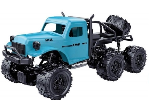 RC 6WD kuorma-auto 2.4G 1-16, sininen ryhmässä LELUT, TUOTTEET LAPSILLE JA VAUVOILLE / Radio-ohjattava / Radio-ohjattavat autot @ TP E-commerce Nordic AB (38-99223)