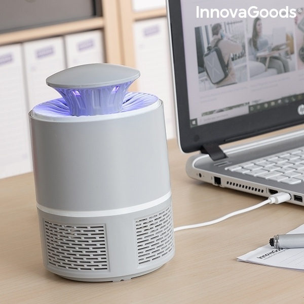 InnovaGoods hyttyslamput, vaaleanharmaa, hyttyslamput, vaaleanharmaa ryhmässä KOTI, TALOUS JA PUUTARHA / Puutarhatuotteet / Tuholaiset @ TP E-commerce Nordic AB (38-99229)