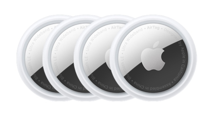 Apple AirTag 4 pack (A2187) ryhmässä ÄLYPUHELIMET JA TABLETIT / Muut tarvikkeet / Muut @ TP E-commerce Nordic AB (38-99236)