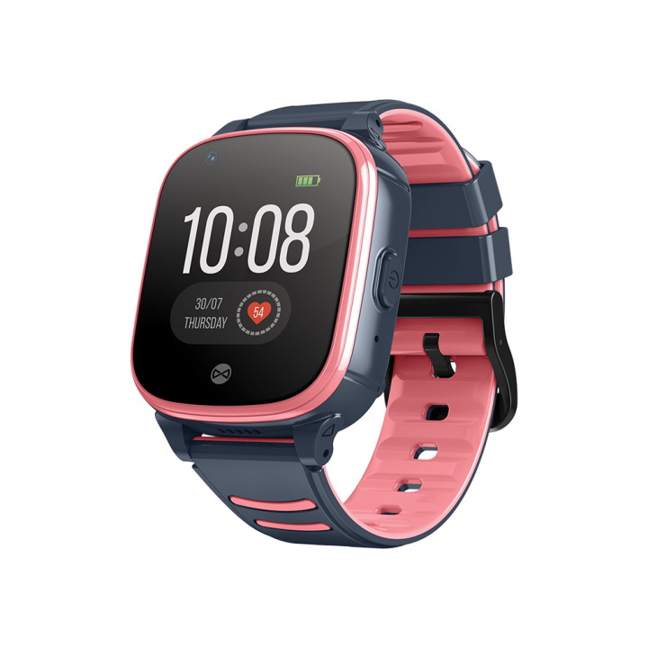 Forever smartwatch GPS WiFi 4G Kids KW-500, Pink ryhmässä URHEILU, VAPAA-AIKA JA HARRASTUS / Urheilu- ja sykekellot / Smartwatch lapsille @ TP E-commerce Nordic AB (38-99333)