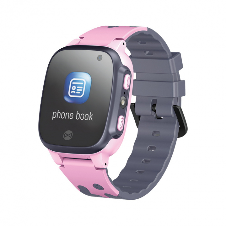 Forever smartwatch Kids Call Me 2 KW-60, Pink ryhmässä URHEILU, VAPAA-AIKA JA HARRASTUS / Urheilu- ja sykekellot / Smartwatch lapsille @ TP E-commerce Nordic AB (38-99335)