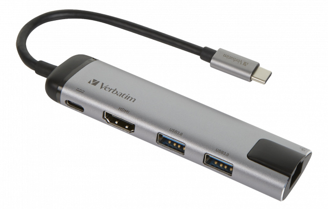 Verbatim USB-C Multiport Hub ryhmässä TIETOKOONET & TARVIKKEET / Tietokonetarvikkeet / USB-telakat @ TP E-commerce Nordic AB (38-99442)