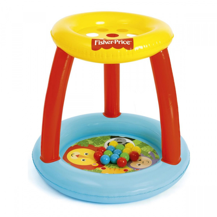 Bestway Fisher Price Puhallettava lastenallas / Eläinaiheinen pallopesäke ryhmässä LELUT, TUOTTEET LAPSILLE JA VAUVOILLE / Ulkoleut / Kylpylelut @ TP E-commerce Nordic AB (38-99527)