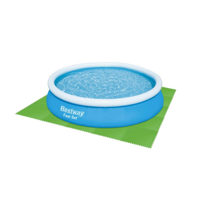 Bestway Flowclear Poolmatta 78cm x 78cm (9 delar - 5,47kvm) ryhmässä KOTI, TALOUS JA PUUTARHA / Puutarhatuotteet / Uima-allas & Tarvikkeet / #SAKNAS! @ TP E-commerce Nordic AB (38-99556)