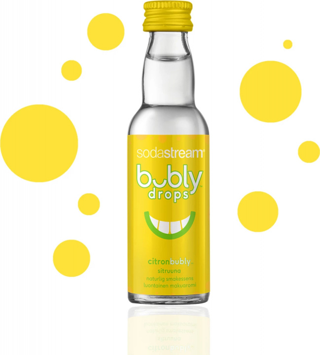 SodaStream Bubly Drops med smak av citron ryhmässä KOTI, TALOUS JA PUUTARHA / Kodinkoneet / Vesi ja mehu / Hiilihapotuslaitteet / Mausteet @ TP E-commerce Nordic AB (38-99583)