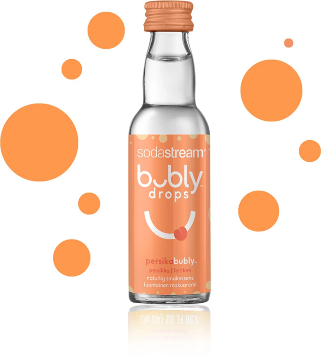 SodaStream Bubly Drops med smak av persika ryhmässä KOTI, TALOUS JA PUUTARHA / Kodinkoneet / Vesi ja mehu / Hiilihapotuslaitteet / Mausteet @ TP E-commerce Nordic AB (38-99586)