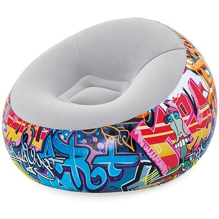 Bestway puhallettava nojatuoli, Graffiti ryhmässä KOTI, TALOUS JA PUUTARHA / Sisustus / Tuolit ja jakkarat @ TP E-commerce Nordic AB (38-99672)