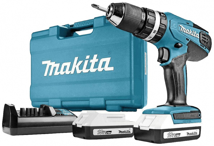 Makita HP457DWE10 Borrskruvdragare ryhmässä KOTI, TALOUS JA PUUTARHA / Työkalut & Tee itse / Porakoneet @ TP E-commerce Nordic AB (38-99924)