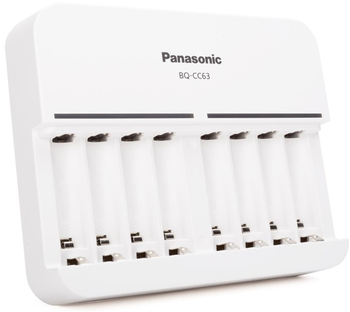 Panasonic BQ-CC63 Batteriladdare för upp till 8 batterier ryhmässä KODINELEKTRONIIKKA / Paristot & Laturit / Paristolaturi @ TP E-commerce Nordic AB (89-504660)