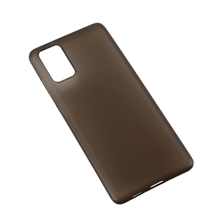 Gear Mobilskal Ultraslim Svart Semitransparent Samsung S20 Plus ryhmässä ÄLYPUHELIMET JA TABLETIT / Puhelimen suojakotelo / Samsung @ TP E-commerce Nordic AB (A00097)