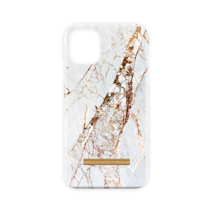 ONSALA COLLECTION Suojakuori Matta White Rhino Marble iPhone 11 ryhmässä ÄLYPUHELIMET JA TABLETIT / Puhelimen suojakotelo / Apple / iPhone 11 / Kuoret @ TP E-commerce Nordic AB (A00242)