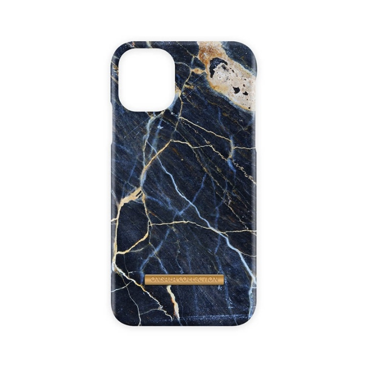 Onsala COLLECTION Mobilskal Soft Black Galaxy Marble iPhone 11 ryhmässä ÄLYPUHELIMET JA TABLETIT / Puhelimen suojakotelo / Apple / iPhone 11 / Kuoret @ TP E-commerce Nordic AB (A00243)