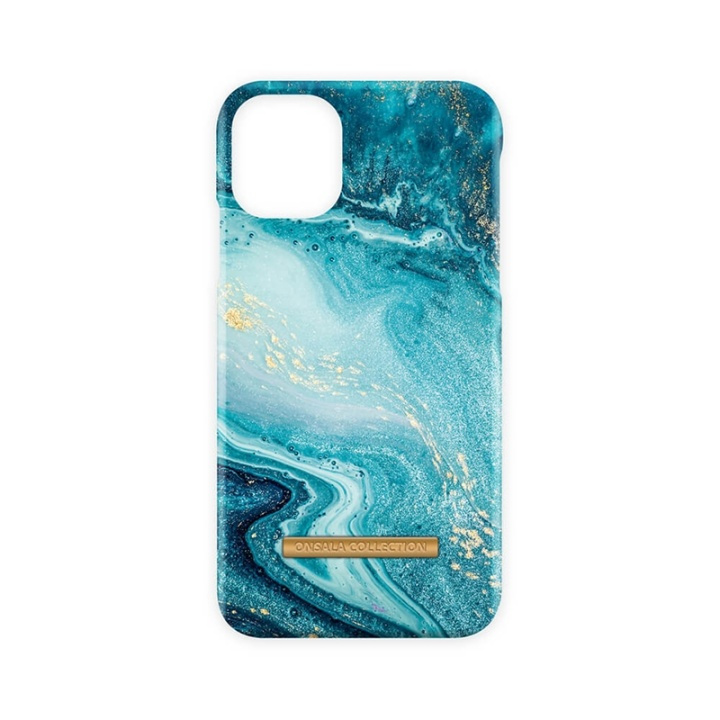 Onsala COLLECTION Mobilskal Soft Blue Sea Marble iPhone 11 ryhmässä ÄLYPUHELIMET JA TABLETIT / Puhelimen suojakotelo / Apple / iPhone 11 / Kuoret @ TP E-commerce Nordic AB (A00247)