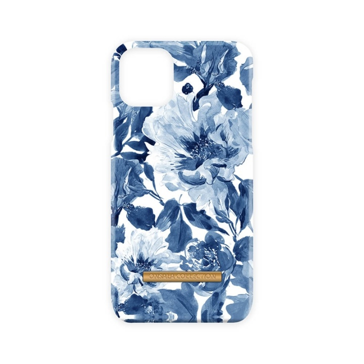 ONSALA COLLECTION Suojakuori Matta Indigo Peony iPhone 11 Pro Max ryhmässä ÄLYPUHELIMET JA TABLETIT / Puhelimen suojakotelo / Apple / iPhone 11 Pro Max / Kuoret @ TP E-commerce Nordic AB (A00251)