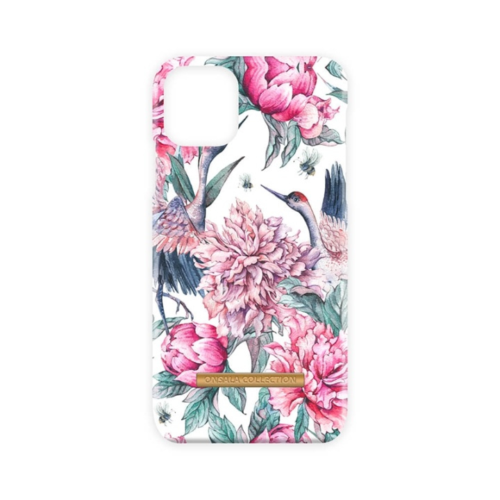 Onsala COLLECTION Mobilskal Soft Pink Crane iPhone 11 Pro Max ryhmässä ÄLYPUHELIMET JA TABLETIT / Puhelimen suojakotelo / Apple / iPhone 11 Pro Max / Kuoret @ TP E-commerce Nordic AB (A00252)