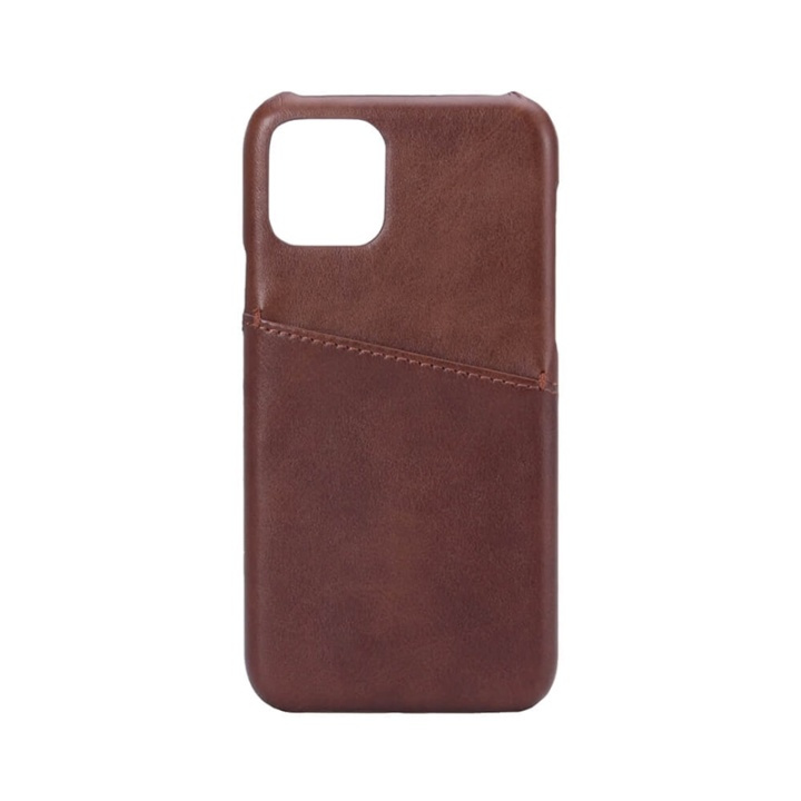 Onsala Mobilskal Brun med Kortfack iPhone 11 Pro ryhmässä ÄLYPUHELIMET JA TABLETIT / Puhelimen suojakotelo / Apple / iPhone 11 Pro / Kuoret @ TP E-commerce Nordic AB (A00257)