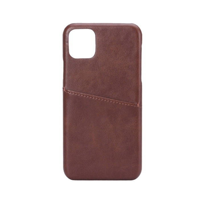 Onsala Mobilskal Brun med Kortfack iPhone 11 Pro Max ryhmässä ÄLYPUHELIMET JA TABLETIT / Puhelimen suojakotelo / Apple / iPhone 11 Pro Max / Kuoret @ TP E-commerce Nordic AB (A00259)