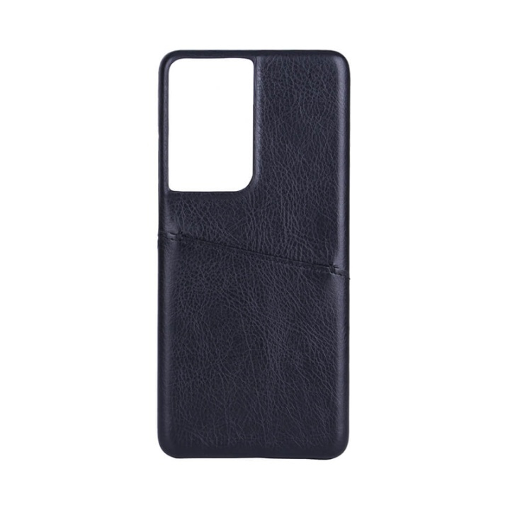 Onsala Mobilskal Svart med Kortfack Samsung S21 Ultra ryhmässä ÄLYPUHELIMET JA TABLETIT / Puhelimen suojakotelo / Samsung @ TP E-commerce Nordic AB (A00264)
