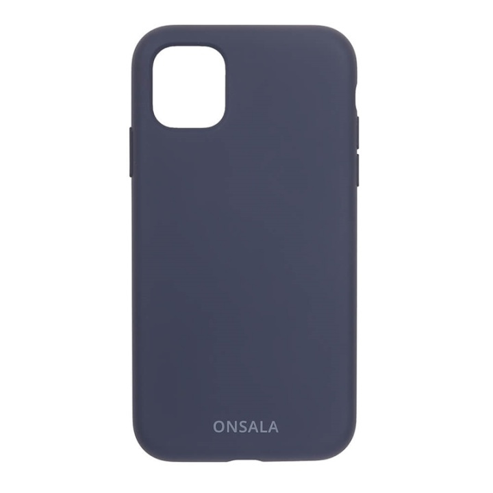 ONSALA Suojakuori Silikooni Cobalt Blue - iPhone 11 / XR ryhmässä ÄLYPUHELIMET JA TABLETIT / Puhelimen suojakotelo / Apple / iPhone 11 / Kuoret @ TP E-commerce Nordic AB (A00273)