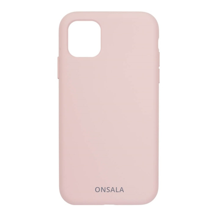 Onsala Mobilskal Silikon Sand Pink iPhone 11 Pro ryhmässä ÄLYPUHELIMET JA TABLETIT / Puhelimen suojakotelo / Apple / iPhone 11 Pro / Kuoret @ TP E-commerce Nordic AB (A00278)
