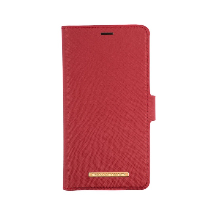 ONSALA COLLECTION Lompakko Saffiano Red iPhone 11 Pro Max ryhmässä ÄLYPUHELIMET JA TABLETIT / Puhelimen suojakotelo / Apple / iPhone 11 Pro Max / Kotelo @ TP E-commerce Nordic AB (A00304)