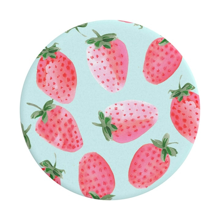 PopSockets Strawberry Rain Avtagbart Grip med Ställfunktion ryhmässä ÄLYPUHELIMET JA TABLETIT / Muut tarvikkeet / Popsockets @ TP E-commerce Nordic AB (A00361)